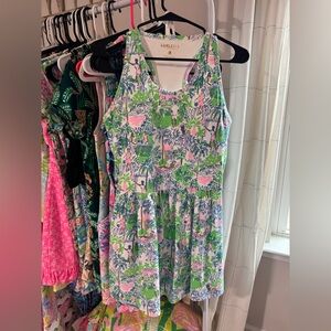 Lilly Pulitzer Luxletic Dress w/ white shorts